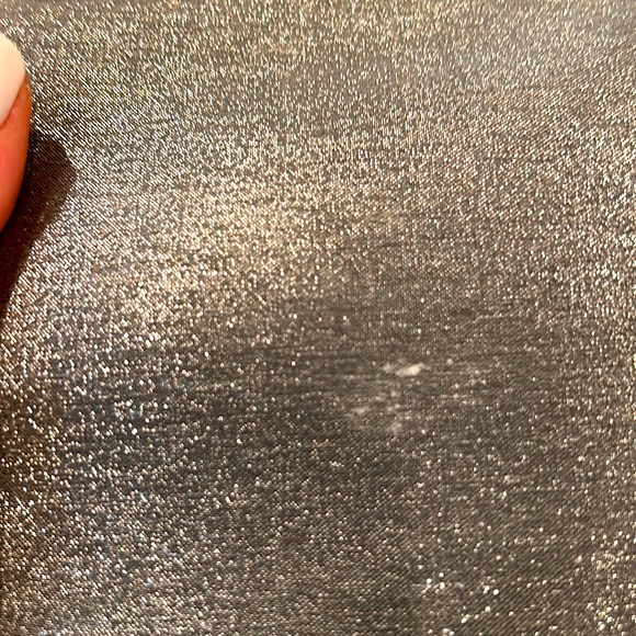 Elan Silver Shimmer Evening Bag With Sparkling Round Closure - Picture 5 of 8